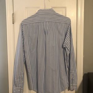 Ralph Lauren Blue and White pinstripe oxford shirt